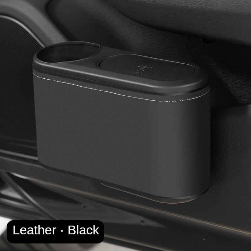 Multifunctional Car Storage Box Car Trash Can Waterproof Universal Car Interior Supplies Door Hanging Storage Box чёрный