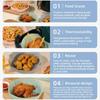 20cm Silicone Basket Reusable Air Fryer Pan Oven Baking Silicone Tray Airfryer Pot Pan Liner Mold Pizza Fried Chicken Tools