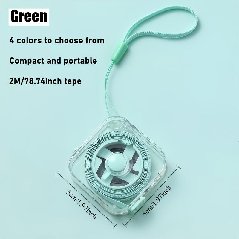 2-meter Mini Metric and Imperial Durable Measuring Tape Multifunctional and High-precision Household Shrinkage Measuring Tape
