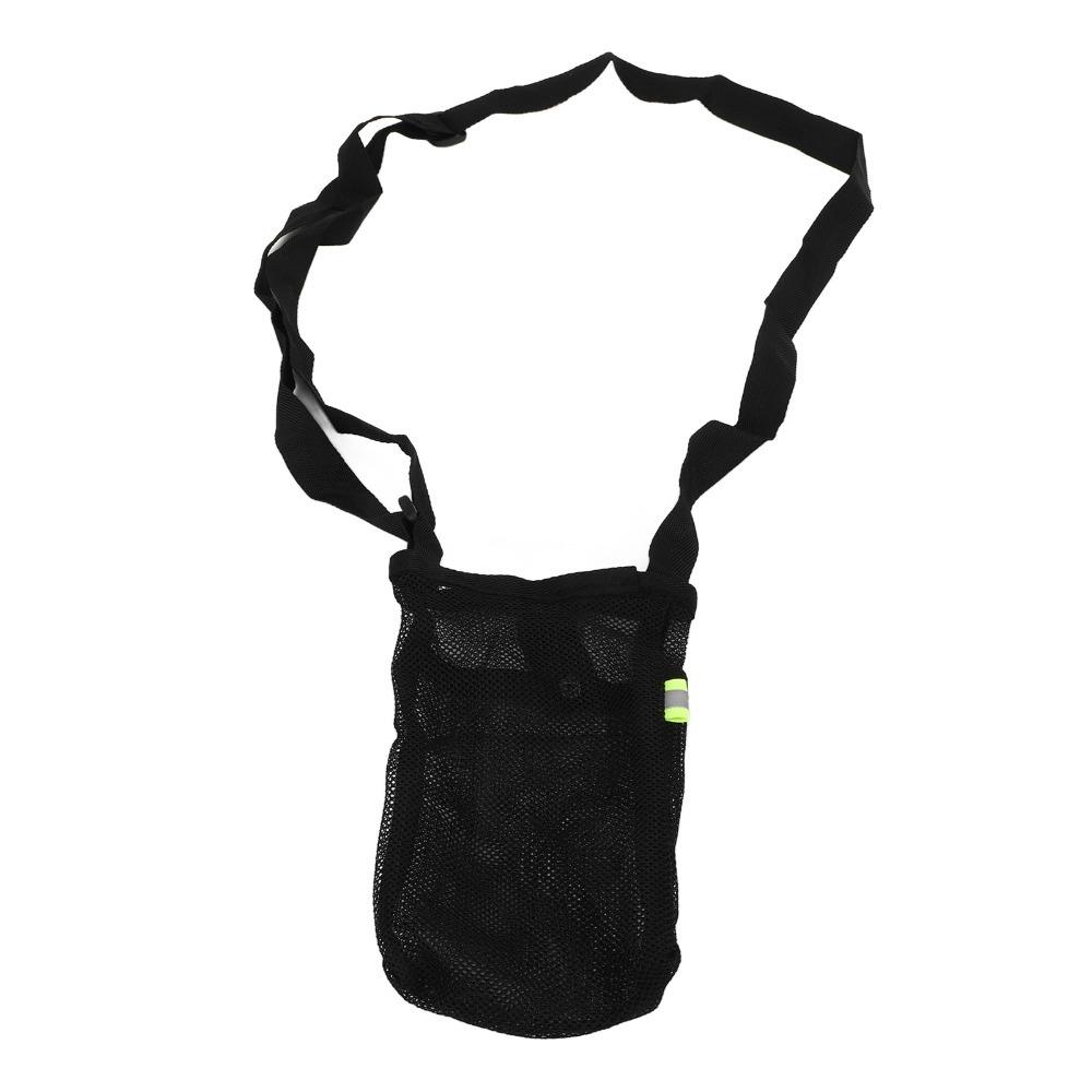 Mesh Water Bottle Bag Adjustable Shoulder Strap With Pocket Water Bottle Carrier Lightweight Water Bottle Sling Outdoor Fitness