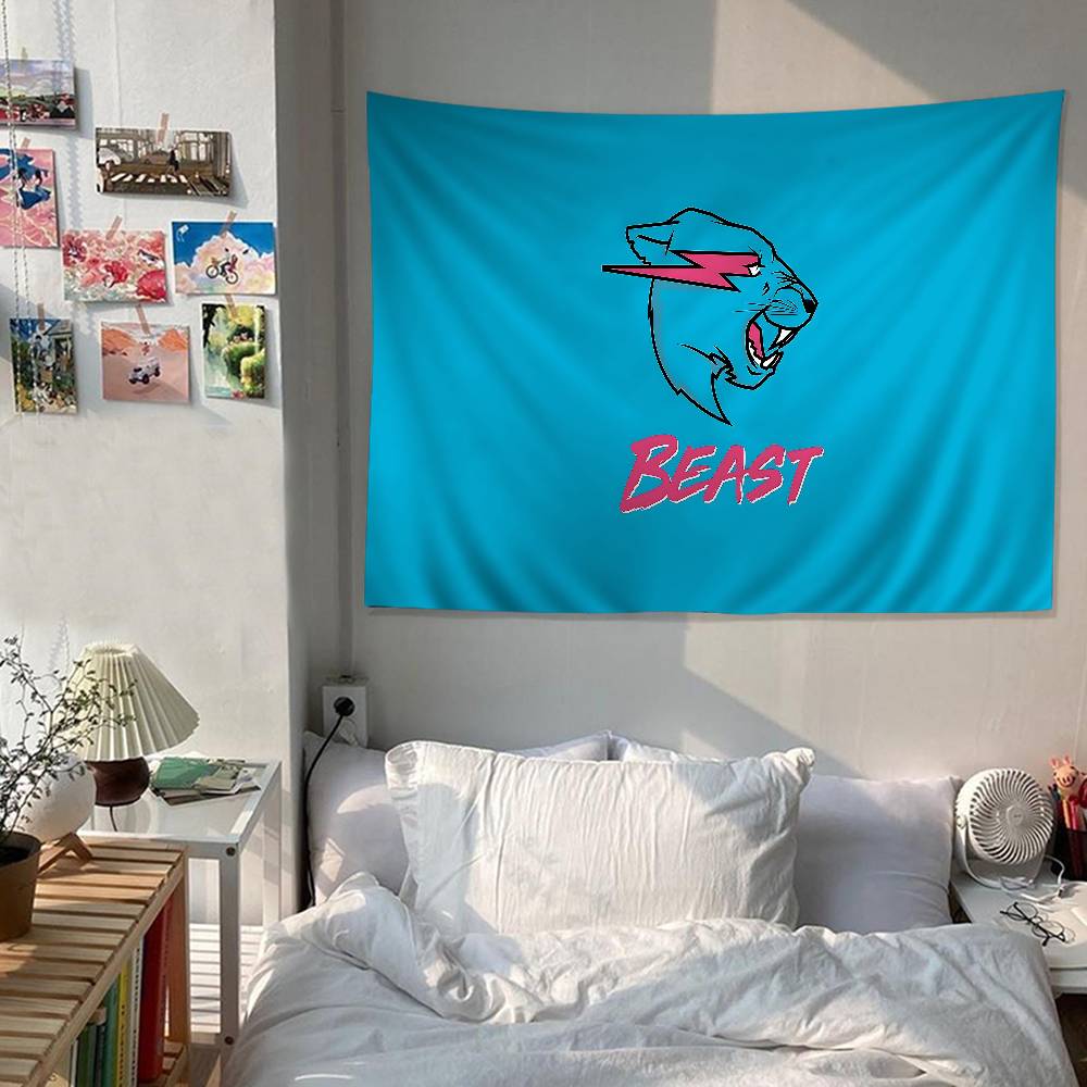 Game Blogger MrBeast Hanging Bohemian Tapestry Bohemian Wall Tapestries Mandala Cheap Hippie Wall Hanging