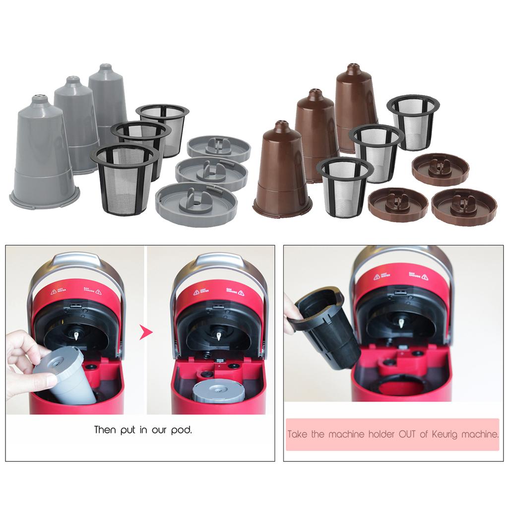 Household Reusable, B40, B65, B75 Series Refillable Coffee Filter Cups