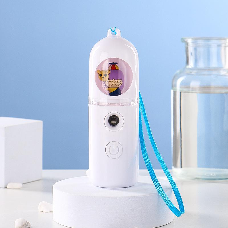 Portable Rechargeable Nano Spray Hydrator: Handheld Facial Steamer & Pet Disinfection Device