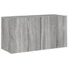 VidaXL Meuble TV mural sonoma gris 80x30x41 cm 836962