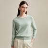 Zhaojun Women's Round Neck Long Sleeve Cashmere Sweater