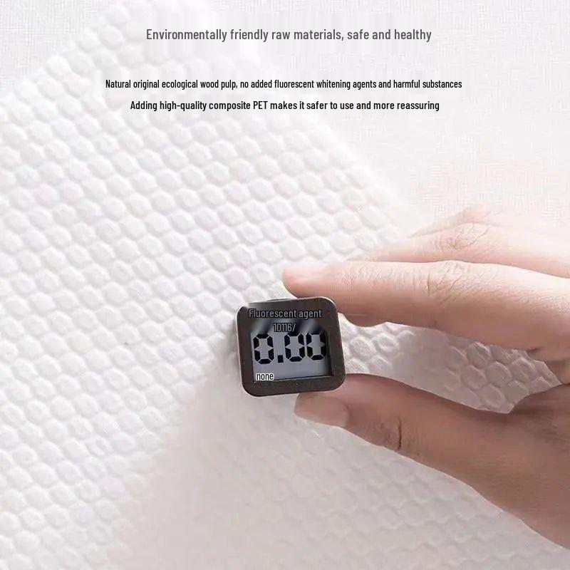 Lazy Person's Disposable Absorbent Foot Spa Wipe - Non-Woven Fabric Towel Roll.