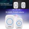 Waterproof Intelligent Wireless Doorbell 300M Remote Smart Door Bell Chime