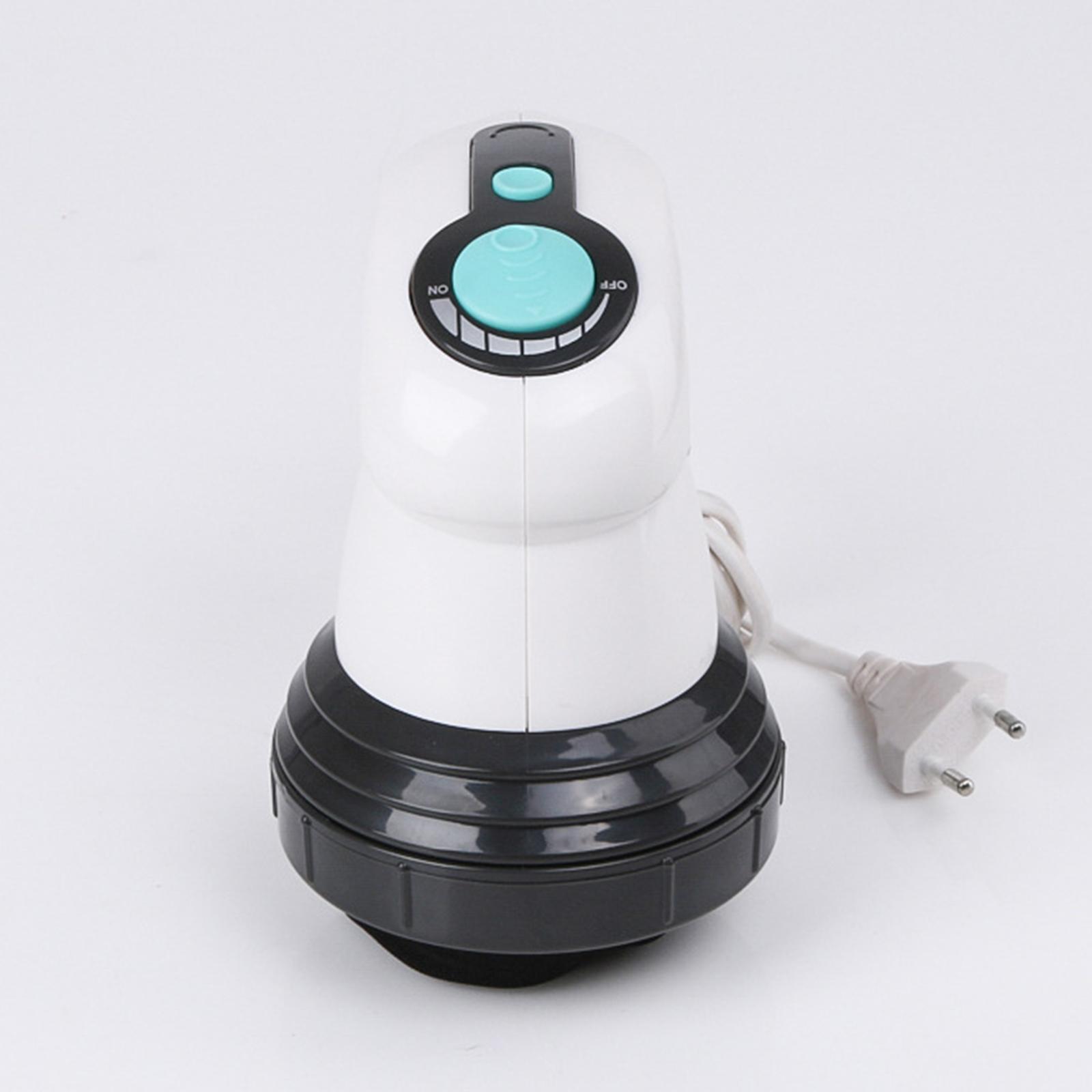 

Электрический вибрационный массажер для тела для похудения, разминания шеи, расслабляющий, антицеллюлитный аппарат, ЕС US белый