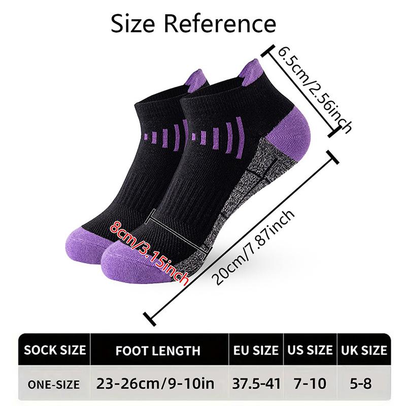 5 Pack Womens Ankle Socks Athletic Cushioned Breathable Performance Sport Tab Cotton Quarter Women's Running Socks