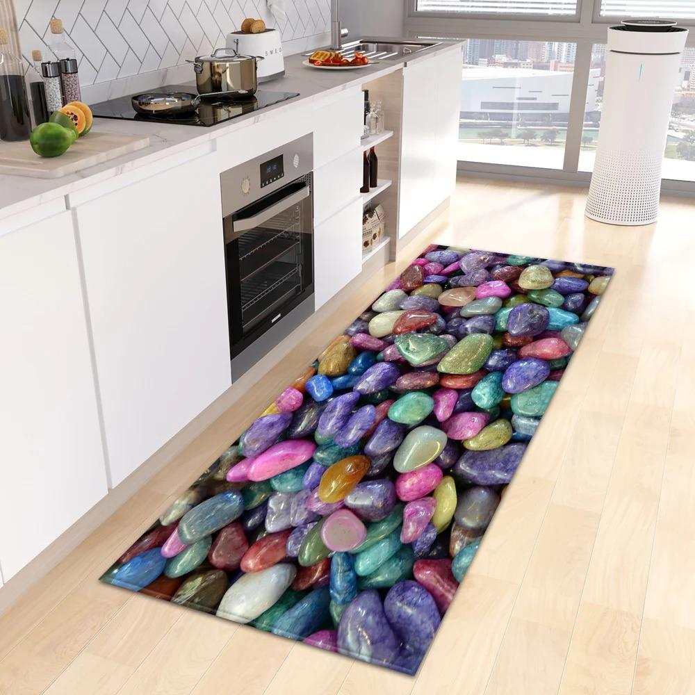 Pebble Pattern Home Kitchen Floor Mat Door Front Decoration Floor Mat