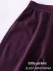 GAGN Brown Women's Casual High-Quality Loose Straight-Leg Trousers - 2026 Spring/Autumn Versatile Style
