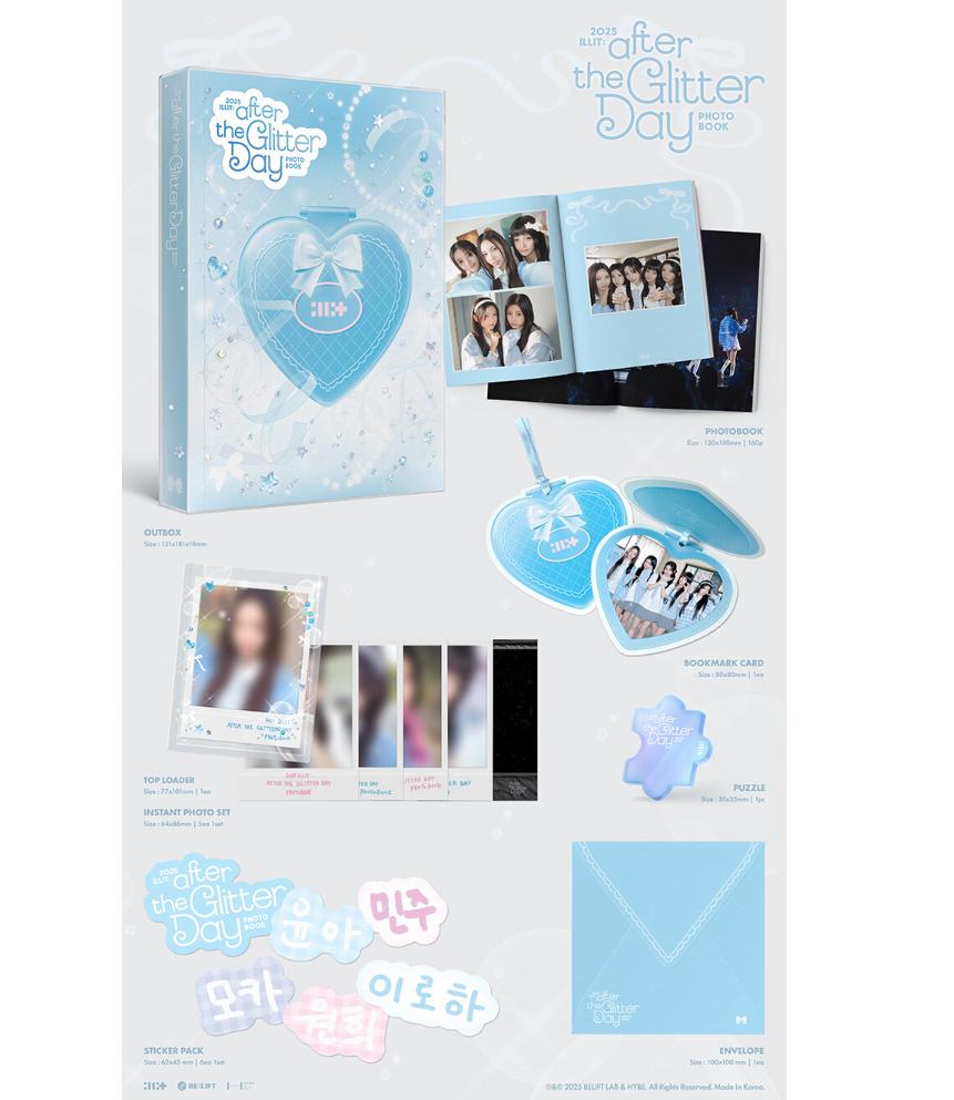 [Pre-order] ILLIT 2025 AFTER THE GLITTER DAY PhotoBook
