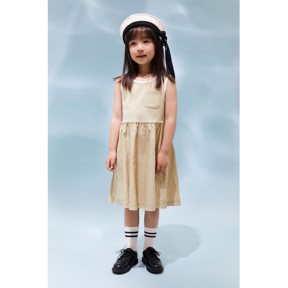 

Платье из нейлона HM Jersey бежевое