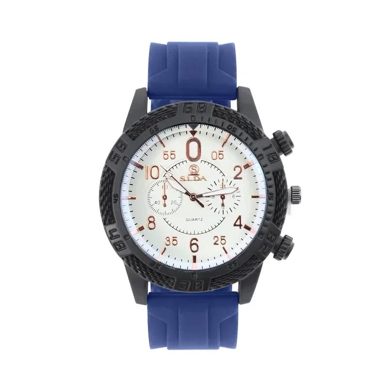 Fashion Calendar Silicone Tape Watch Classic Fashion Trend High-grade Temperament Men's Watch for Men
