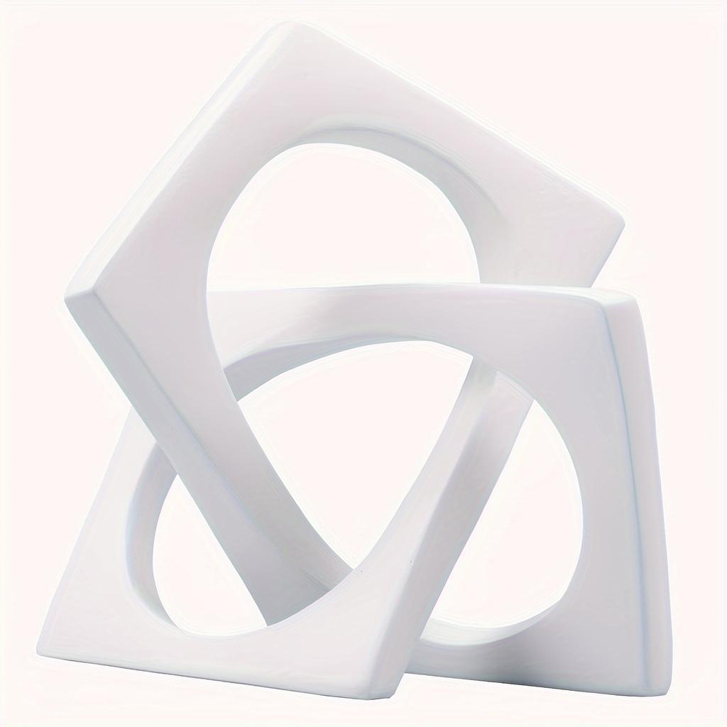 Cross-Border Modern Minimalist Electroplated Geometric Ornaments Creative Decorative Metal Accessories for Living Room Cabinet A