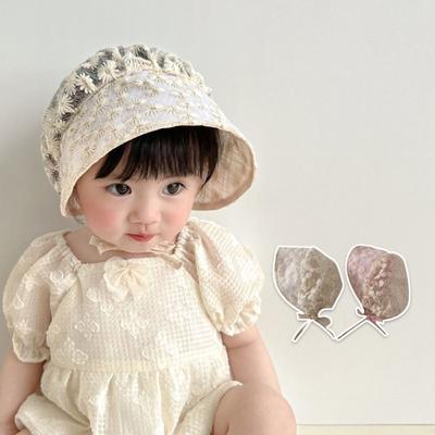 Princess Baby Lace Hat Breathable Girl Sunhat Ins Infant Lace Hat Kids