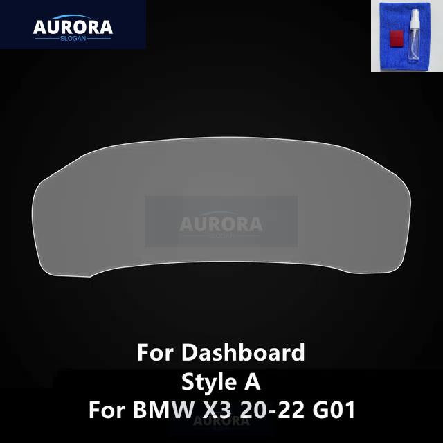 For BMW X3/X4 18-22 G01 G02 Dashboard Transparent TPU Protective Film Anti-scratch Repair Film Accessories Refit