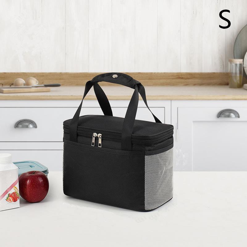 Outdoor Camping Picnic Bag Portable Lunch Bag Food Thermal Insulated Box Food Storage Bags Bento Pouch Dinner Container Handbag