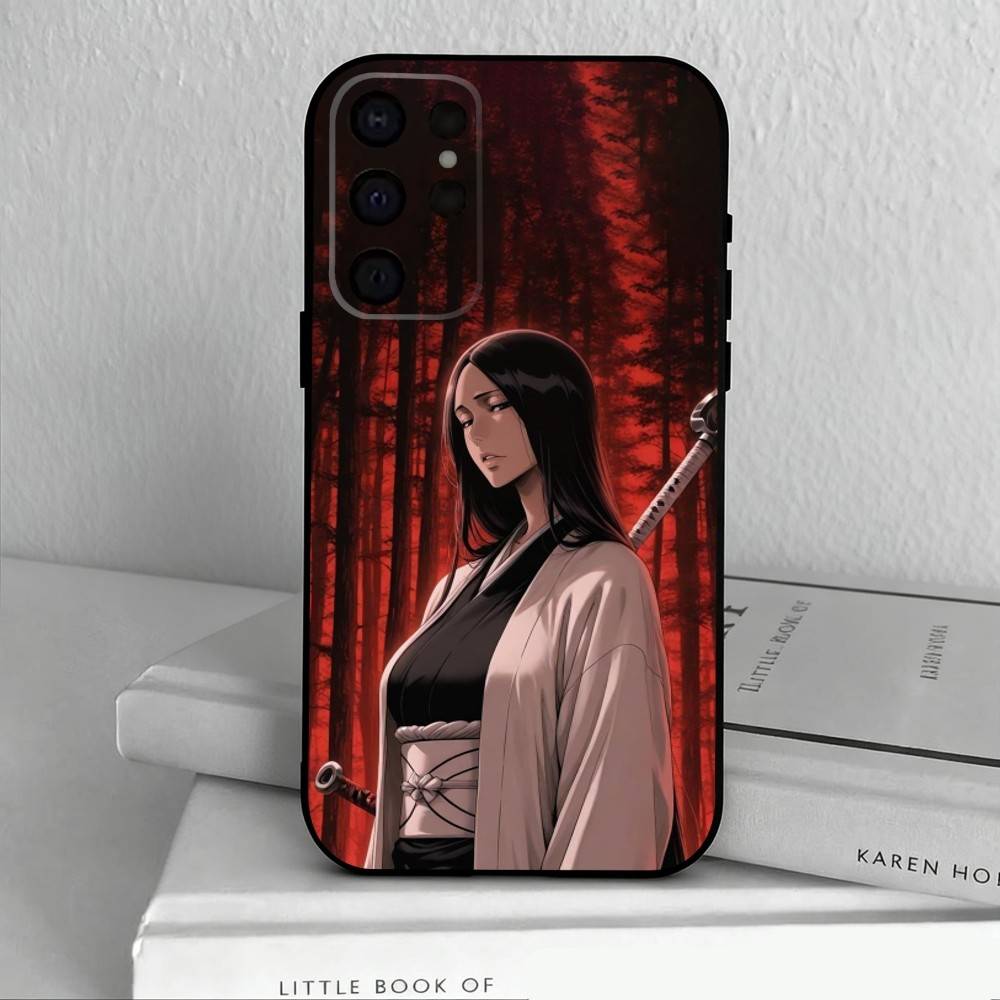 Etui Na Telefon R-Retsu Unohana B-Bleachs Dla Samsung S25,24,23,22,30,21,10,9,Ultra,Plus,Lite,FE,4,5 G Miękkie Czarne Etui