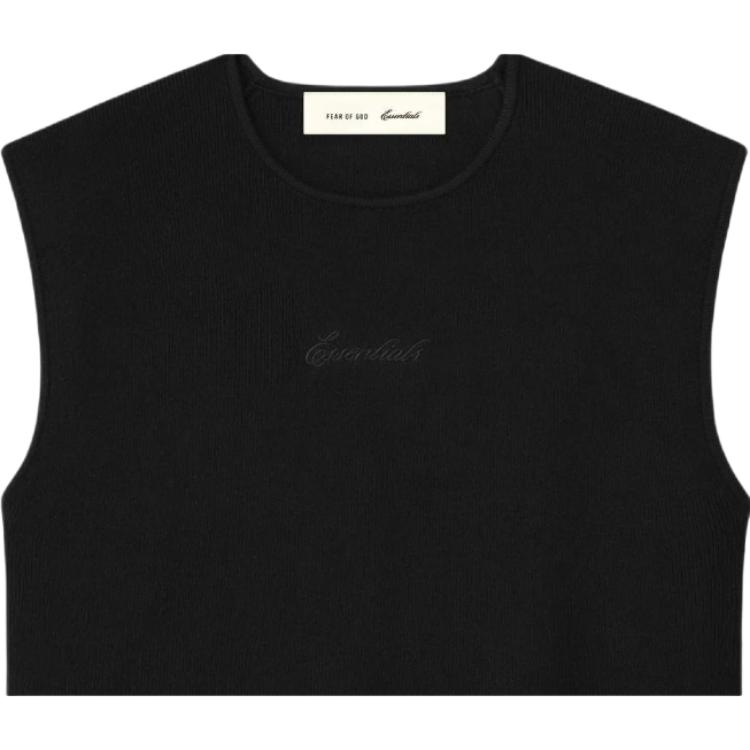 Fear Of God Essentials Ss26 Womens Signature Rib Knit Cropped Top Women tops 192SP267871FW