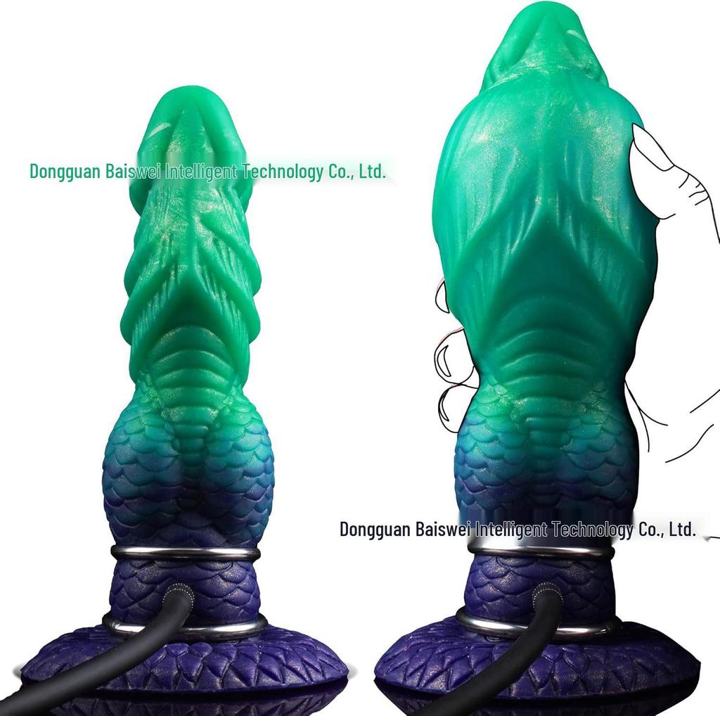 Dual-Use Luminous Silicone Dildo: Thick, Soft Anal & Vaginal Plug for Masturbation & SM Play