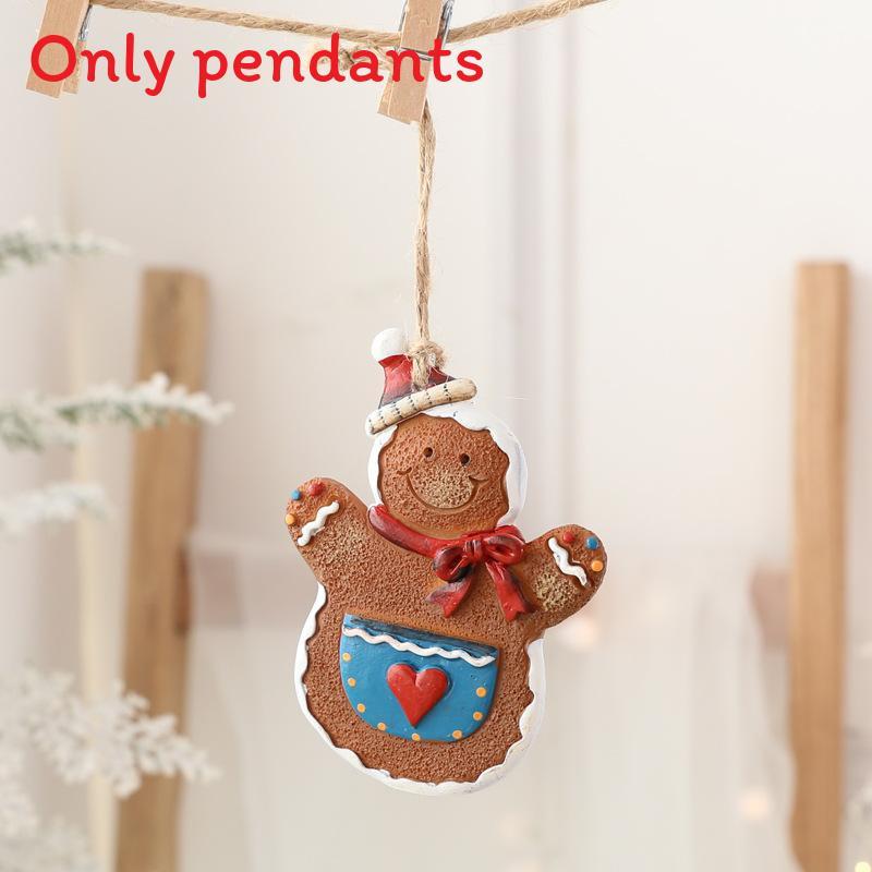 Christmas Holiday Tree Ornaments With Resin Santas Snowmen And Classic Festive Figures