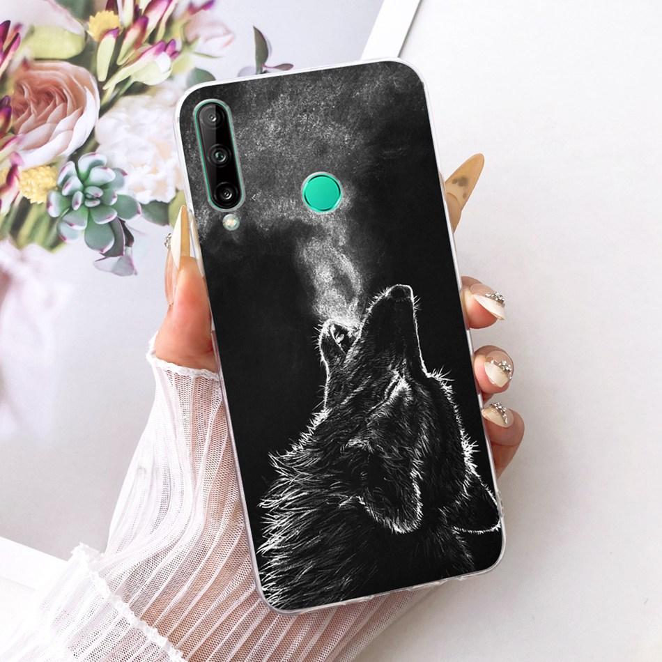 For Huawei Y7p Cool Dragon Tiger Pattern Phone Case For Huawei Y7P 2020 ART-L28 ART-L29 Soft Silicone TPU Cases