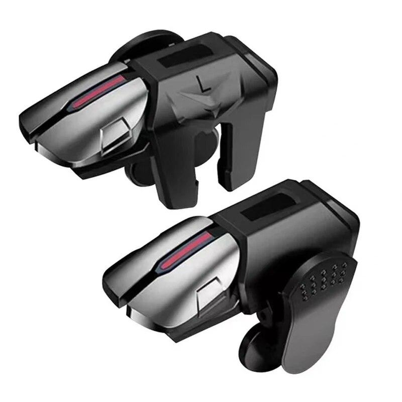 

Мобильные игровые триггеры G21 Эргономичный триггер Выдвижной игровой контроллер для телефона Избегайте чувствительных кнопок прицеливания выстрелов Минимальный разъем чёрный