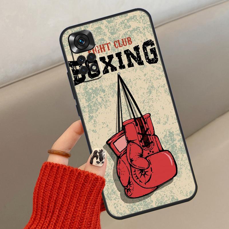 

I Love Boxing Case For Xiaomi Redmi Note 13 12 11 10 14 15 Pro Plus Cover For Redmi 15C 14C 10C 12C 13C 15 Redmi 15C 5G