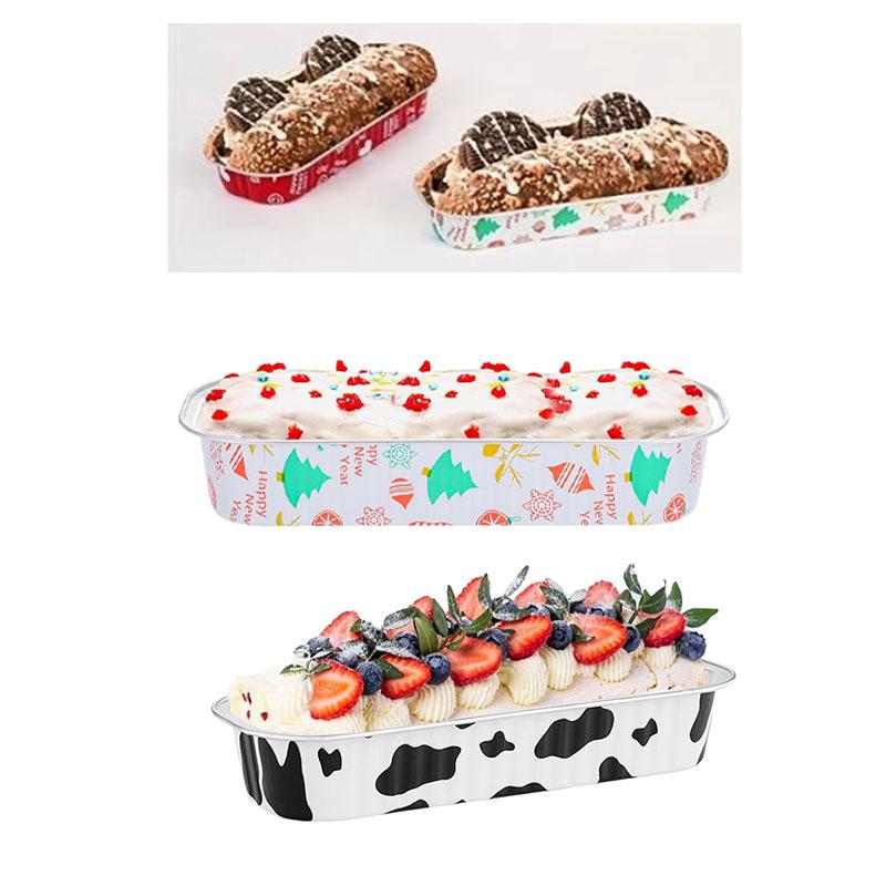 Aluminum Foil Cake Pan with Clear Lids Disposable Baking Cups for Brownies Muffins and Desserts Perfect for Parties and Gifting
