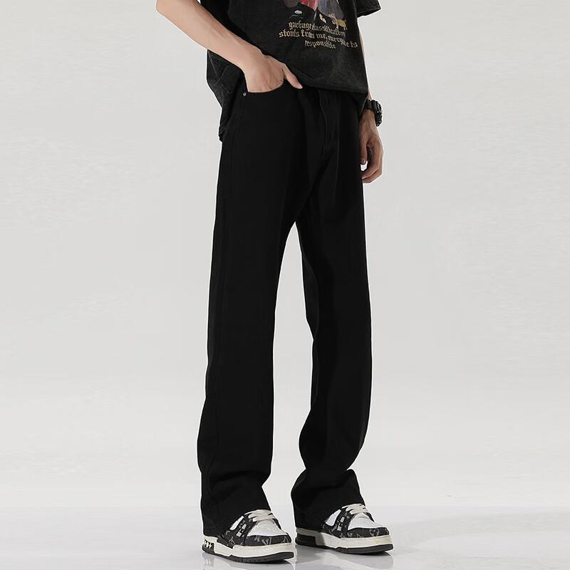 SWAMP AREA Men's High Street Retro Loose Fit Jeans