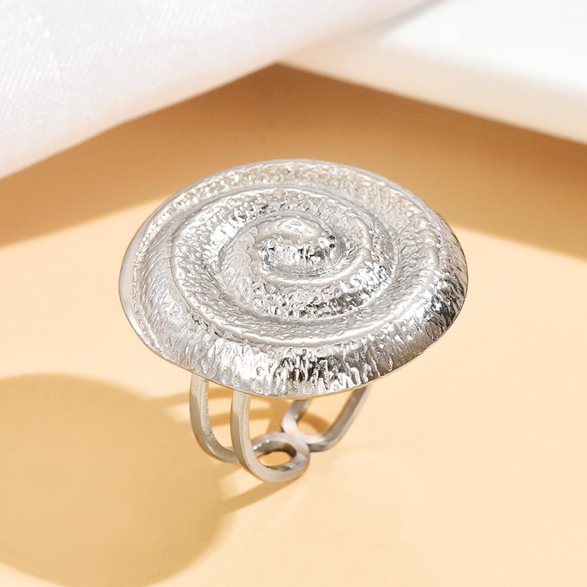 Fashion Stainless Steel Ocean Style Seashell Pearl Ring - Women s Casual Vacation Jewelry