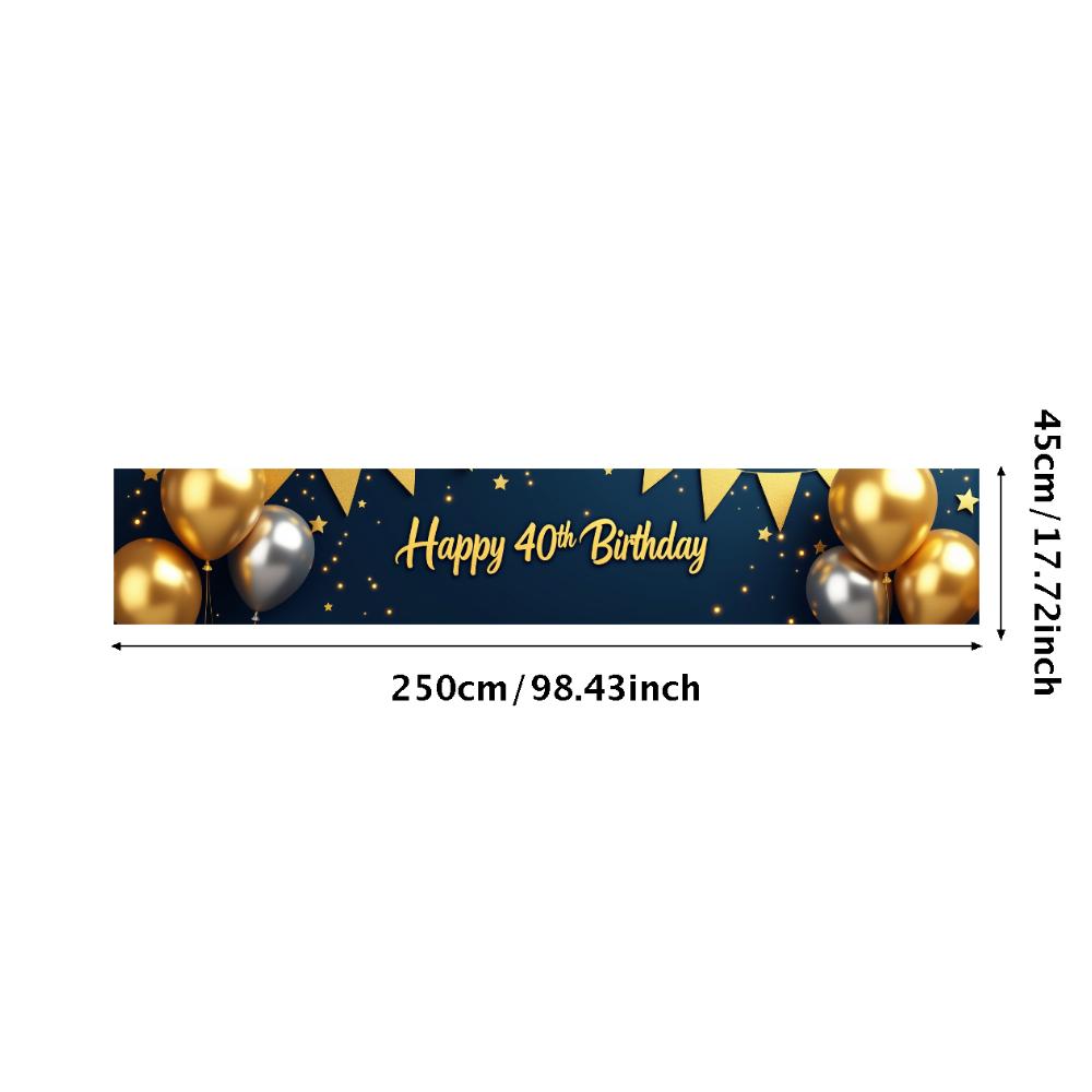 Birthday Backdrop Balloon Party Backdrop Birthday Banner Celebration Decoration For Indoor Decoration Milestone Event Adult