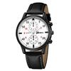 Men's Versatile Fashion Two-Eye Business Wristwatch