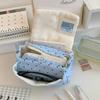 Desktop Storage Korean Style Pen Bag Large Capacity Y2K Star Bow Stationery Bag  Kids Children