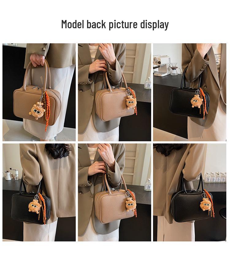 Autumn/Winter Large Capacity Niche Design Bowling Handbag - High Quality & Stylish