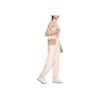 Nike Side Letter High Waist Lace-Up Casual Fleece Knit Sports Pants Women Pants Ice-Pomegranate FB8052-838