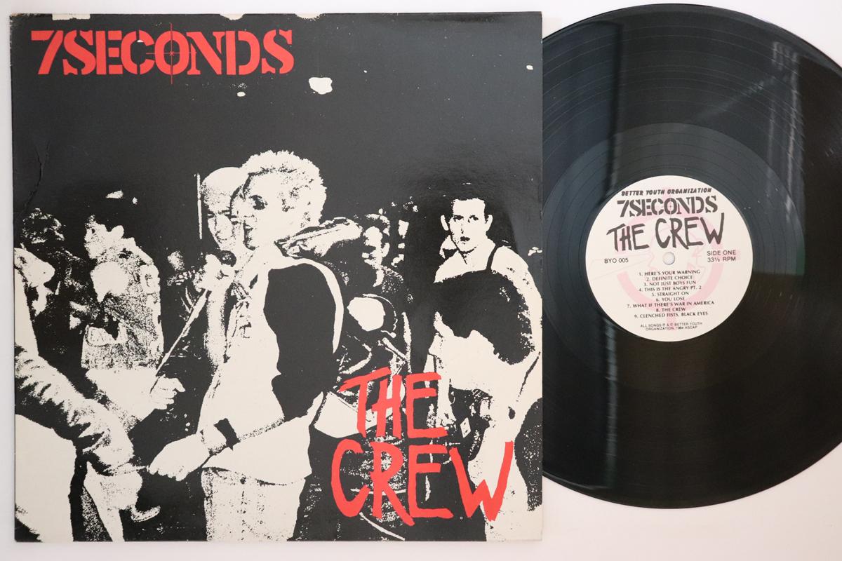 

LP Record 7 SECONDS Crew BYO005 BETTER YOUTH O 1984 US Rock Used