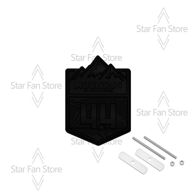 Metal Mountain Cross-country 4X4 Grille Badge Pattern Stickers Car Trunk Body Emblem Decal For Jeep Wrangler Chevrolet Toyota FJ ALW1
