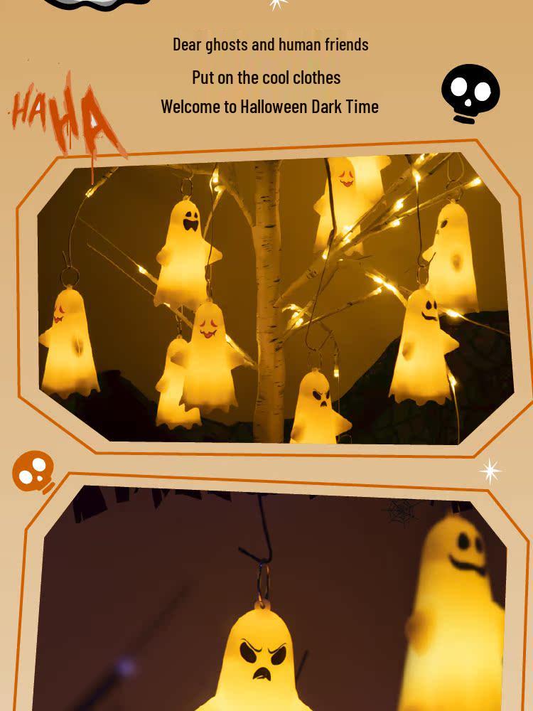 Halloween Lantern Ornaments: Kindergarten Gifts, Activity Props, Scene Decor, Funny Ghost Pendants