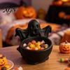 Creative Desk Storage Ornament 3D Printed Ghost Candy Bowl for Halloween Party Decorations, Multi-functional Desktop Cute Supplies Organizer Trinkets