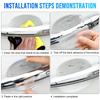 Auto Door Handle Bowl Anti-Scratch Sticker Car Body Anti-Collision Protection Strip For Jaguar XF XJ S-Type F-Type X-Type F-Pace I-Pace E-Pace XFR XKR