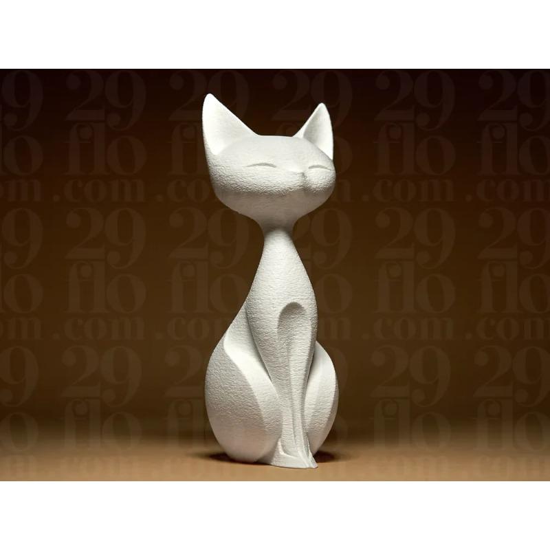 11cm Elegant Cat Figurine Model Cat Ornament Desktop Decoration Creative Gift