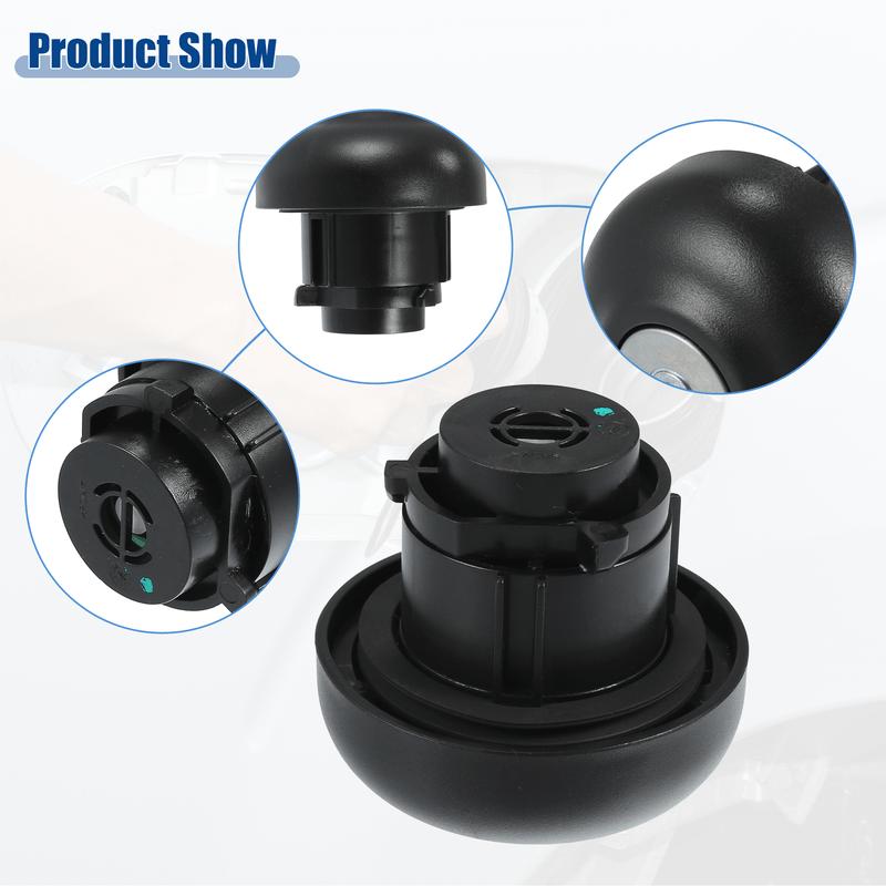 Gas Fuel Tank Cap Replacement Fit for Ford Transit Replace 9C119K163A Black