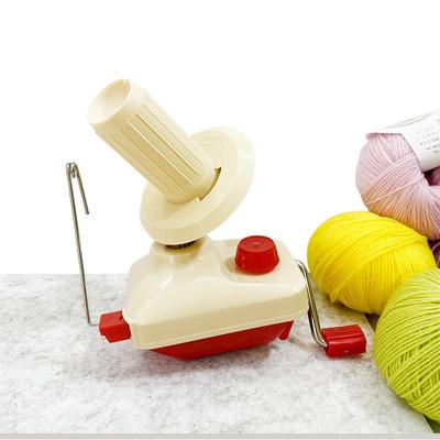 Handgarnwickler, Needlecraft-Garnknäuelwickler, Schnurknäuelwickler, Wollwicklerwerkzeug mit Tischklemme zum Häkeln