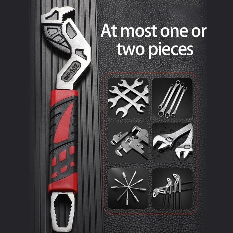 Rustproof Double Head Auto Locking Adjustable Wrench for Reliable Performances in Damp Industrial and Outdoor Applications