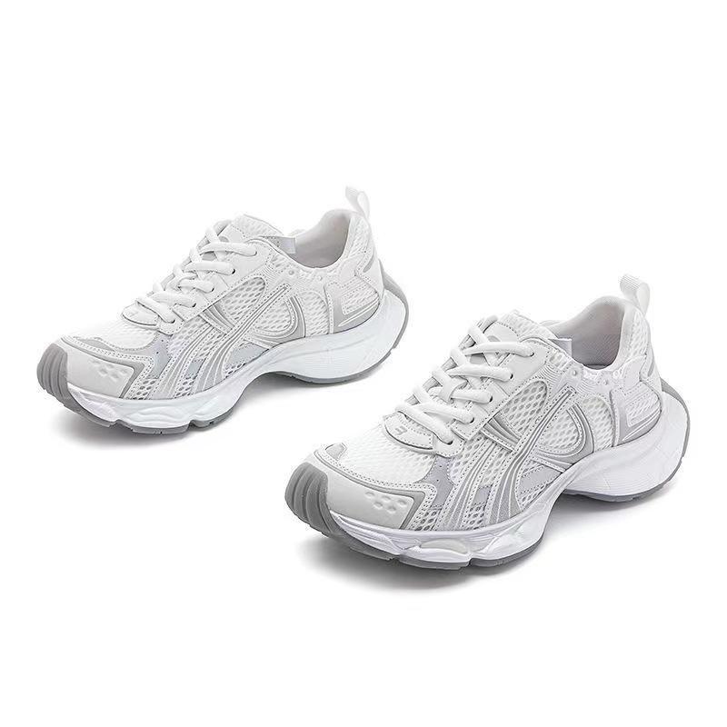 Dad shoes breathable summer and autumn new student thick-soled heightening casual sports shoes travel shoes