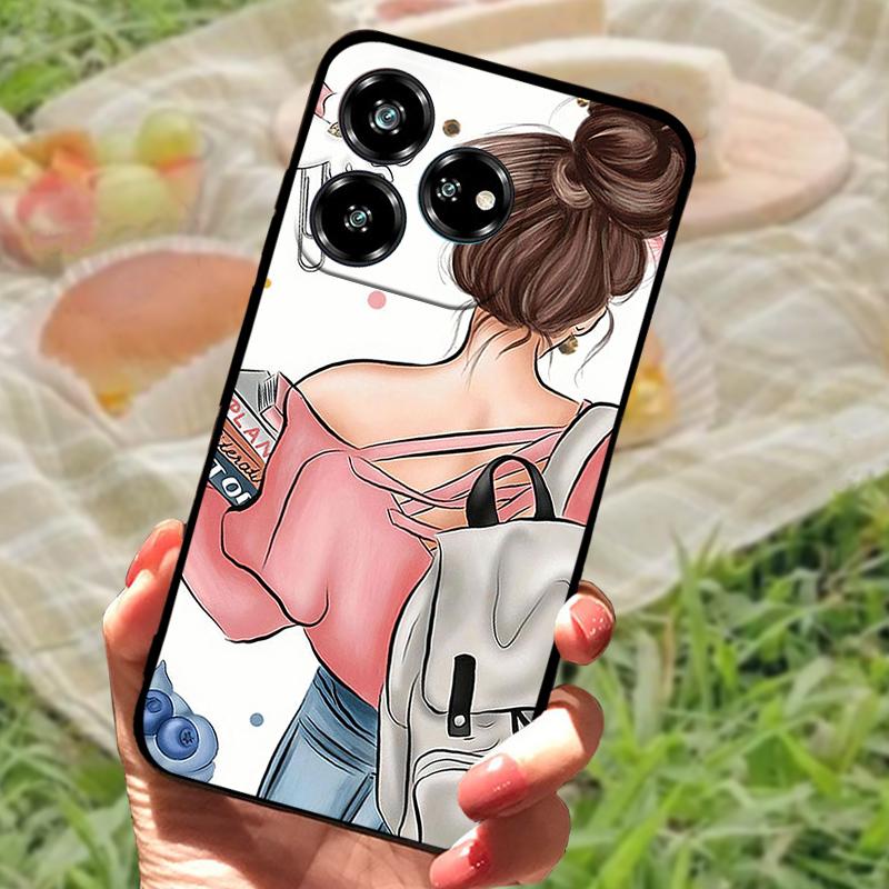 Case For Nubia V60 4G Coque Blade V 60 Phone Cover Protective Fundas For ZTE Axon 60 Z2356 Soft Silicone Bumper Cute Cartoon
