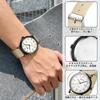 Anacend Simple Quartz Analog Watch 3atm Waterproof Cute Unisex Khaki