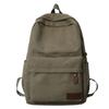 Canvas Bag Men'S Casual Backpack Fashion Trendy Simple Versatile Backpack Female Student Schoolbag